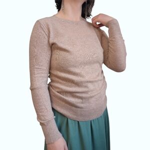 Banana Republic Filpucci Extra Fine Merino X Cashmere Blend Crewneck Size S/M